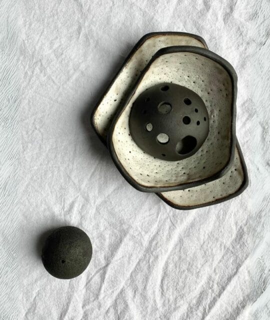 Podstawka do kadzideł 2w1 BIEL